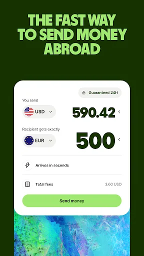 Wise: International Transfers Android app screenshot 1