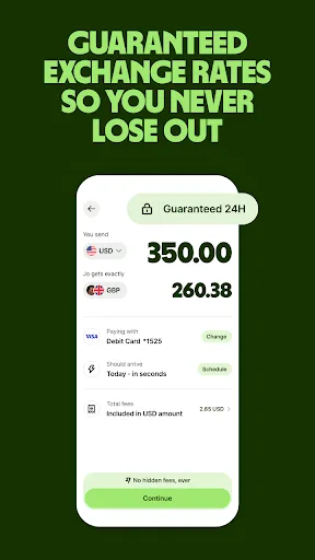Wise: International Transfers Android app screenshot 4