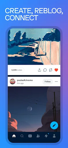 Tumblr: Social Media & Art Android app screenshot 2