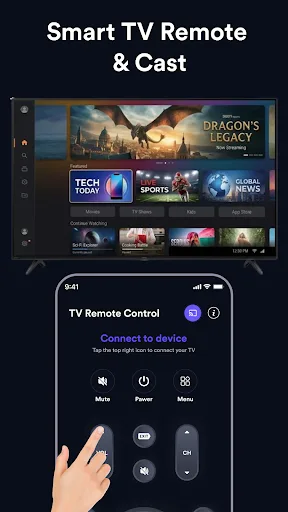 TV Cast & Mirroring: All TV Android app screenshot 2