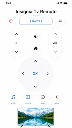 Insignia Tv Remote Android app screenshot 2