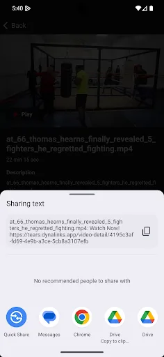 T.E.A.R.S Android app screenshot 4