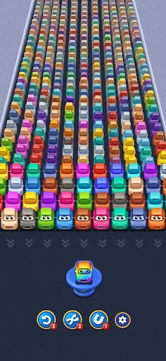Car Color: Lane Sort Android app screenshot 1
