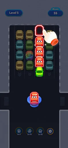 Car Color: Lane Sort Android app screenshot 2
