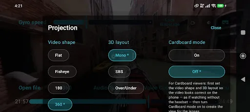 Ultra VR Player Android app screenshot 2