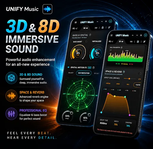 UNIFY Hi-Res Music Player Pro Android app screenshot 4