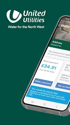United Utilities: Your Water Android app screenshot 1