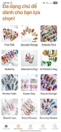 Nail Lessons Android app screenshot 1