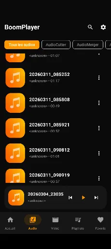 Boom Player : Music & Video Android app screenshot 2