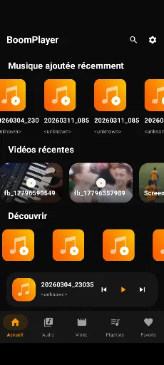 Boom Player : Music & Video Android app screenshot 3