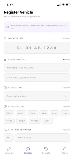 VahanPing Android app screenshot 4