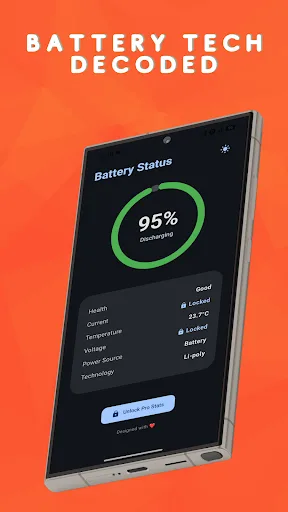 Battery Health: Monitor & mA Android app screenshot 1