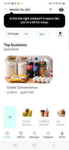 Valle Go Delivery Android app screenshot 3
