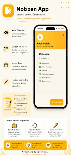 Notizen App: Einfach & Lokal Android app screenshot 2