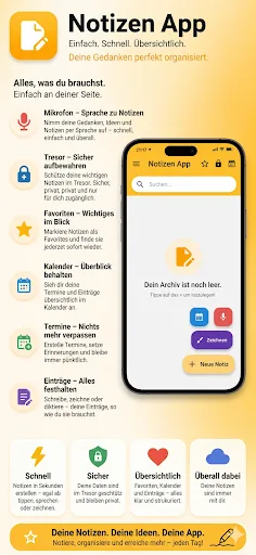 Notizen App: Einfach & Lokal Android app screenshot 4