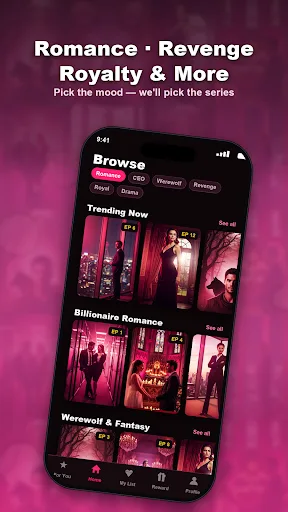 VelvetPlay: Romance Drama Android app screenshot 3