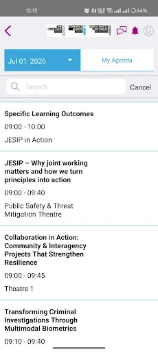 Blue Light and Forensics Expo Android app screenshot 3