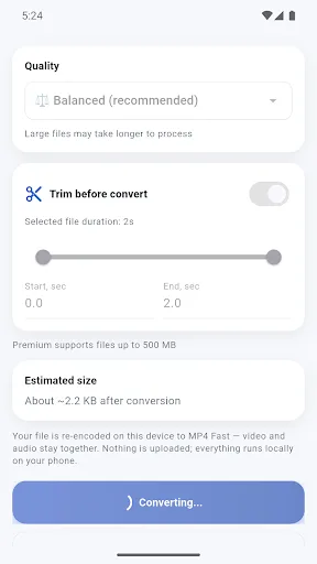 VidConvert – MP3 Converter Android app screenshot 3