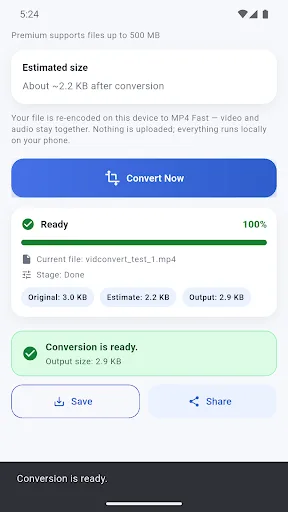 VidConvert – MP3 Converter Android app screenshot 4