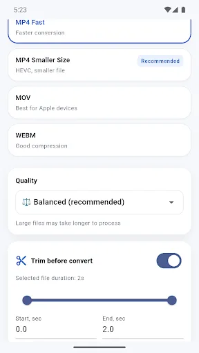 VidConvert – MP3 Converter Android app screenshot 5