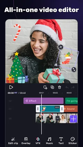 AI Video Editor - VivaCut Android app screenshot 1