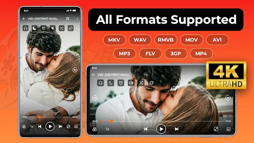 4K Video Player & Music Player Android app screenshot 1