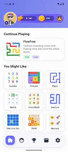 PuzzleVerse: Brain Games Android app screenshot 1