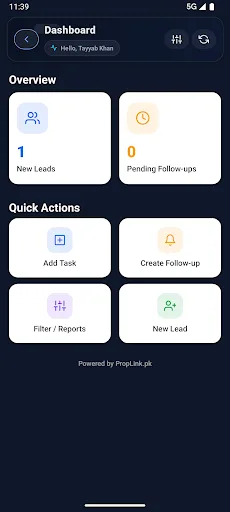Vision CRM Android app screenshot 2