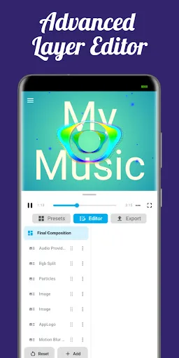 Vizbel Music Player Visualizer Android app screenshot 3
