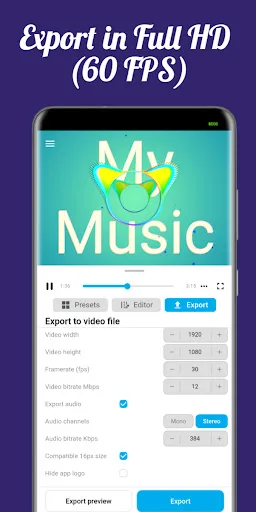 Vizbel Music Player Visualizer Android app screenshot 4