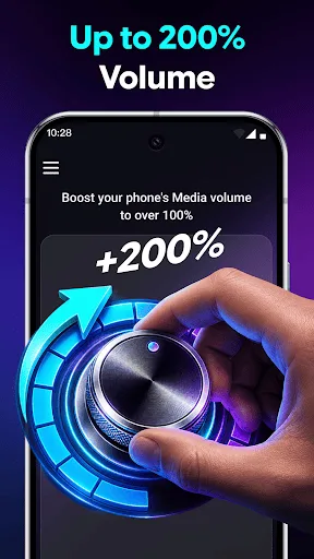 Volume Booster–Sound Enhancer Android app screenshot 1