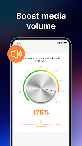 Volume Booster: Sound Manager Android app screenshot 2