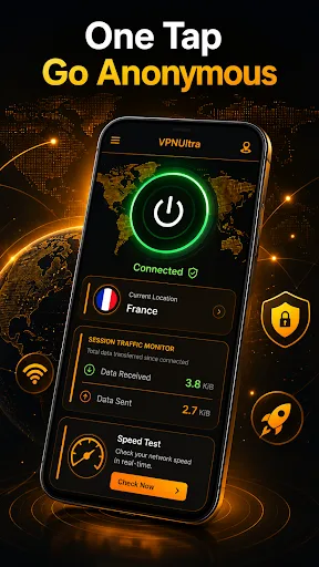VPN Ultra - Private & Fast Android app screenshot 1