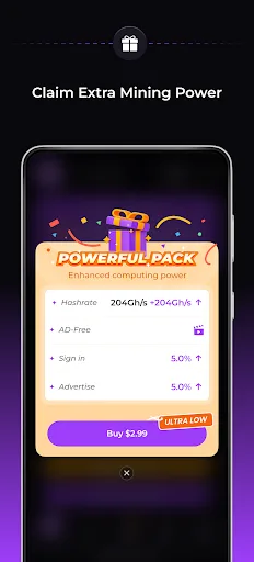 VTRX Miner: Cloud Tool Android app screenshot 3