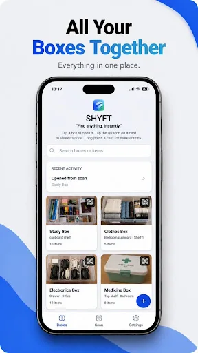SHYFT: Box Organizer QR Android app screenshot 2