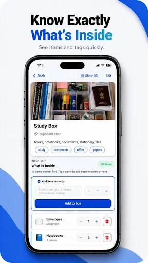 SHYFT: Box Organizer QR Android app screenshot 5