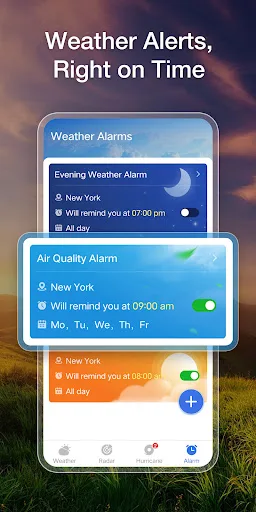 Warm Weather Alarm - Radar Android app screenshot 6