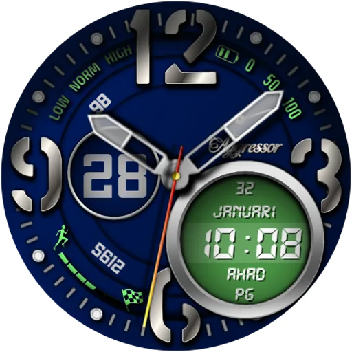 Hybrid Agress Watch face Android app icon