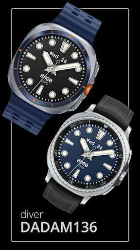 DADAM136: Diver Watch Face Android app screenshot 1