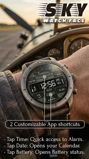 Sky watch face Android app screenshot 2