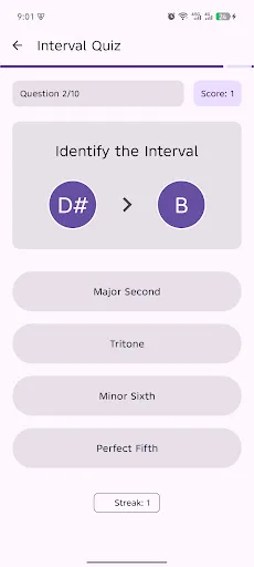 DistantTone:Visual Ear Trainer Android app screenshot 4