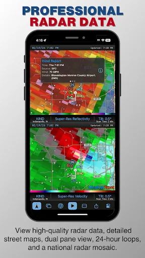 WeatherFront Android app screenshot 1