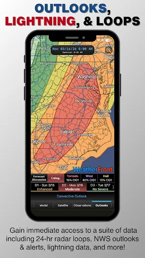 WeatherFront Android app screenshot 5