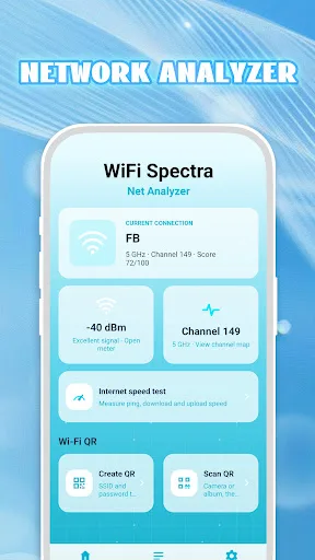 WiFi Spectra: Net Analyzer Android app screenshot 1