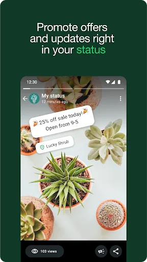 WhatsApp Business Android app screenshot 2