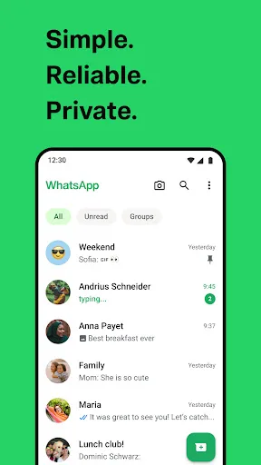 WhatsApp Messenger Android app screenshot 1