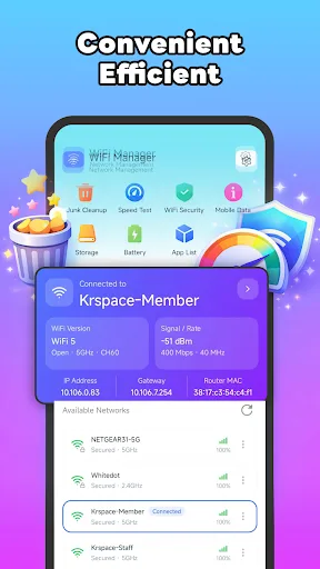 WiFi Manager Android app screenshot 1