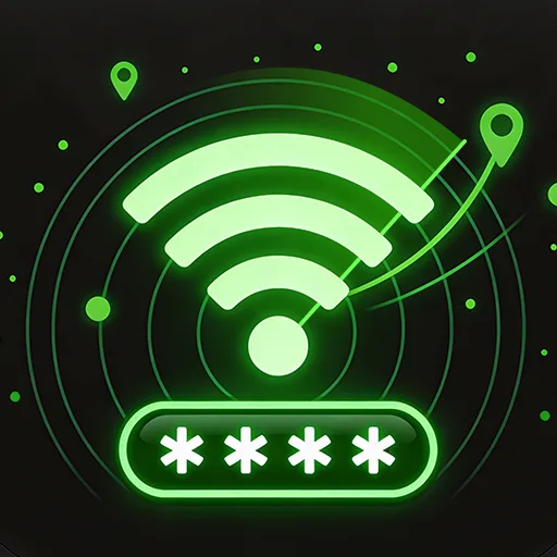 WiFi Map: WiFi QR Scanner Android app icon
