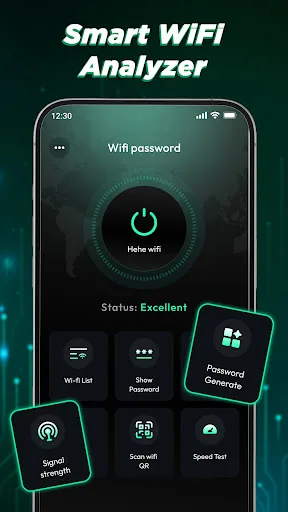 WiFi Map: WiFi QR Scanner Android app screenshot 1
