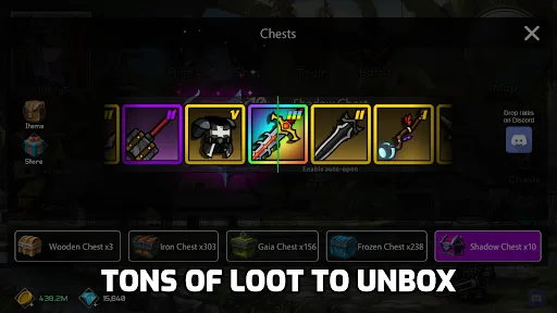Auto Battles World: Idle RPG Android app screenshot 1
